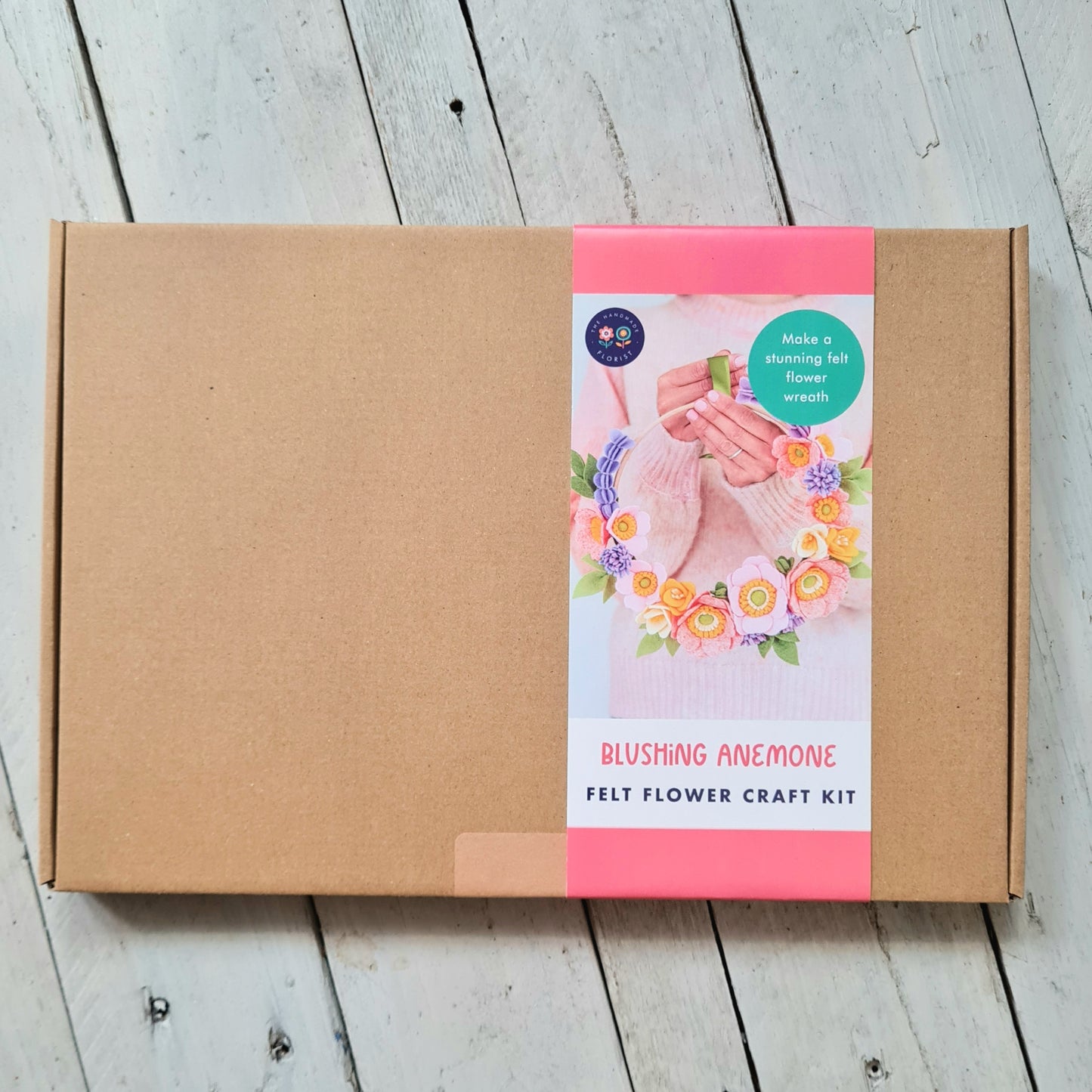 Blushing Anemone Wreath Craft Kit