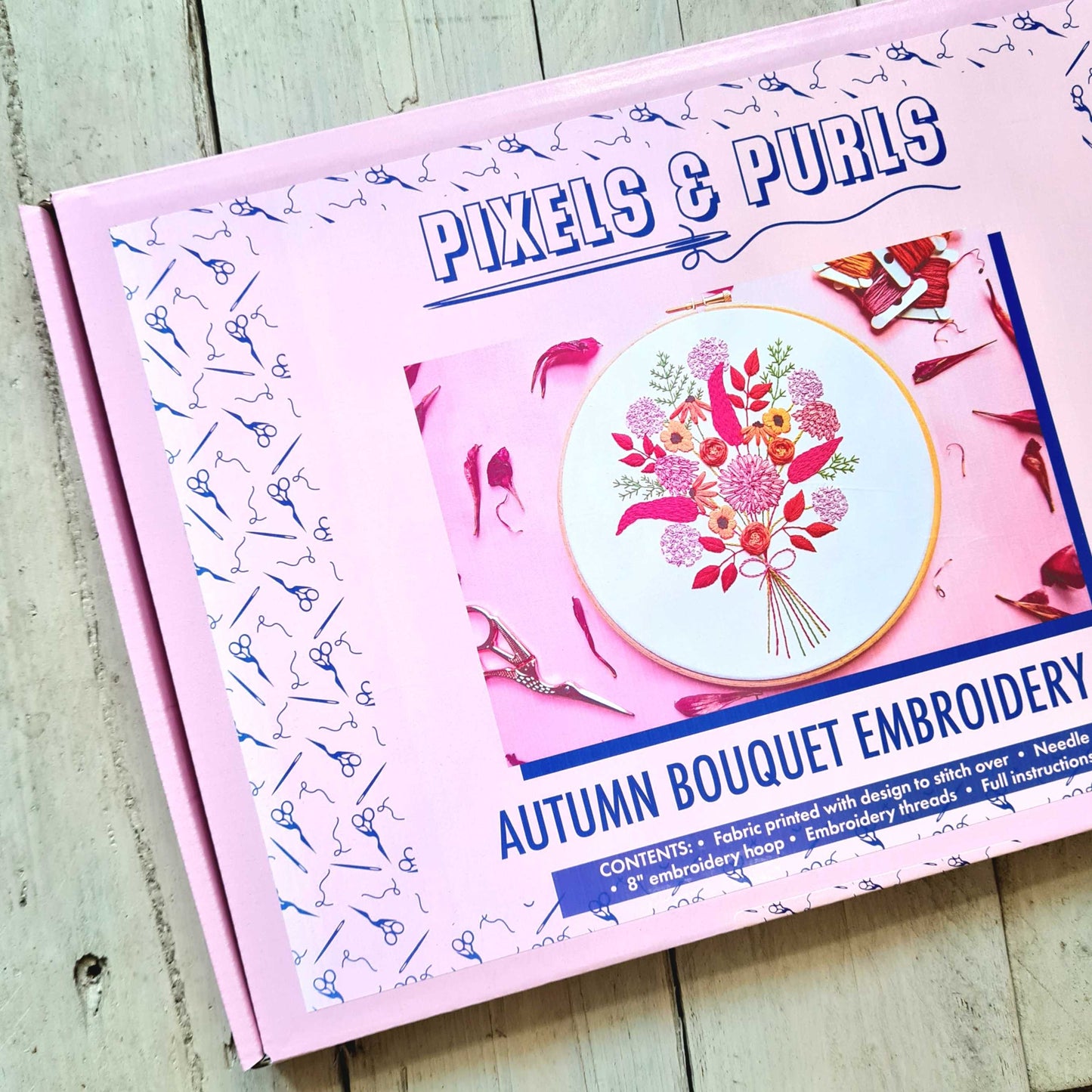 Autumn Bouquet Embroidery Kit