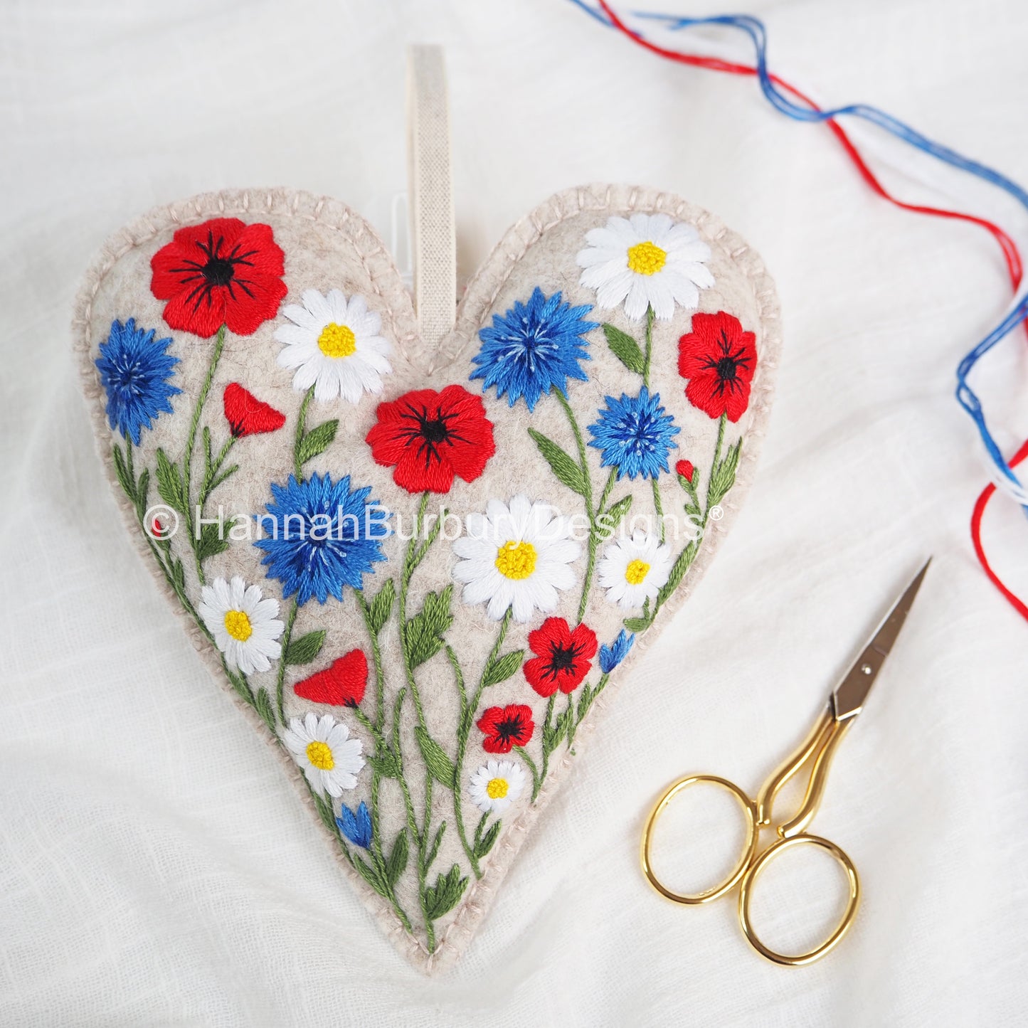 Elizabeth Heart Embroidery Kit