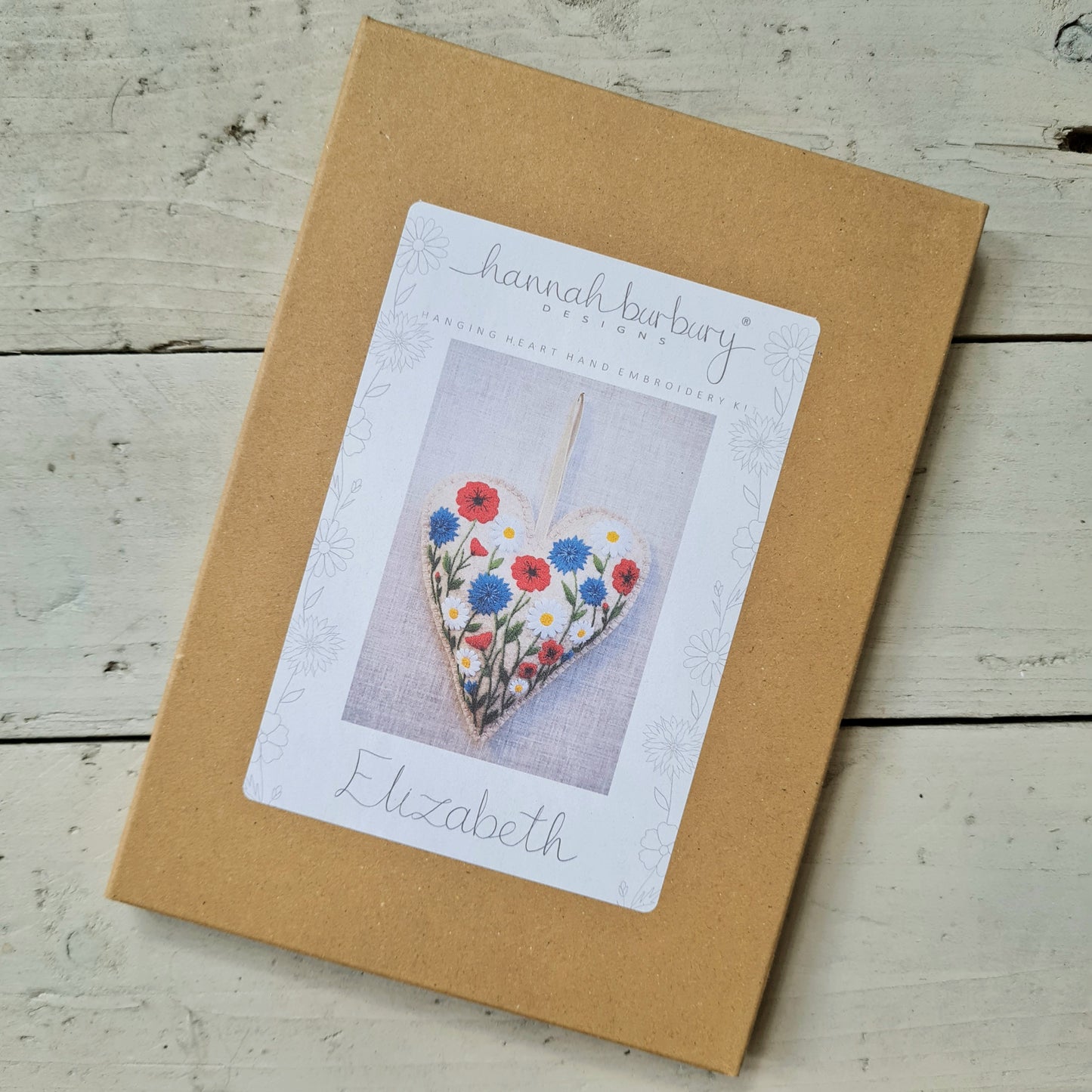 Elizabeth Heart Embroidery Kit