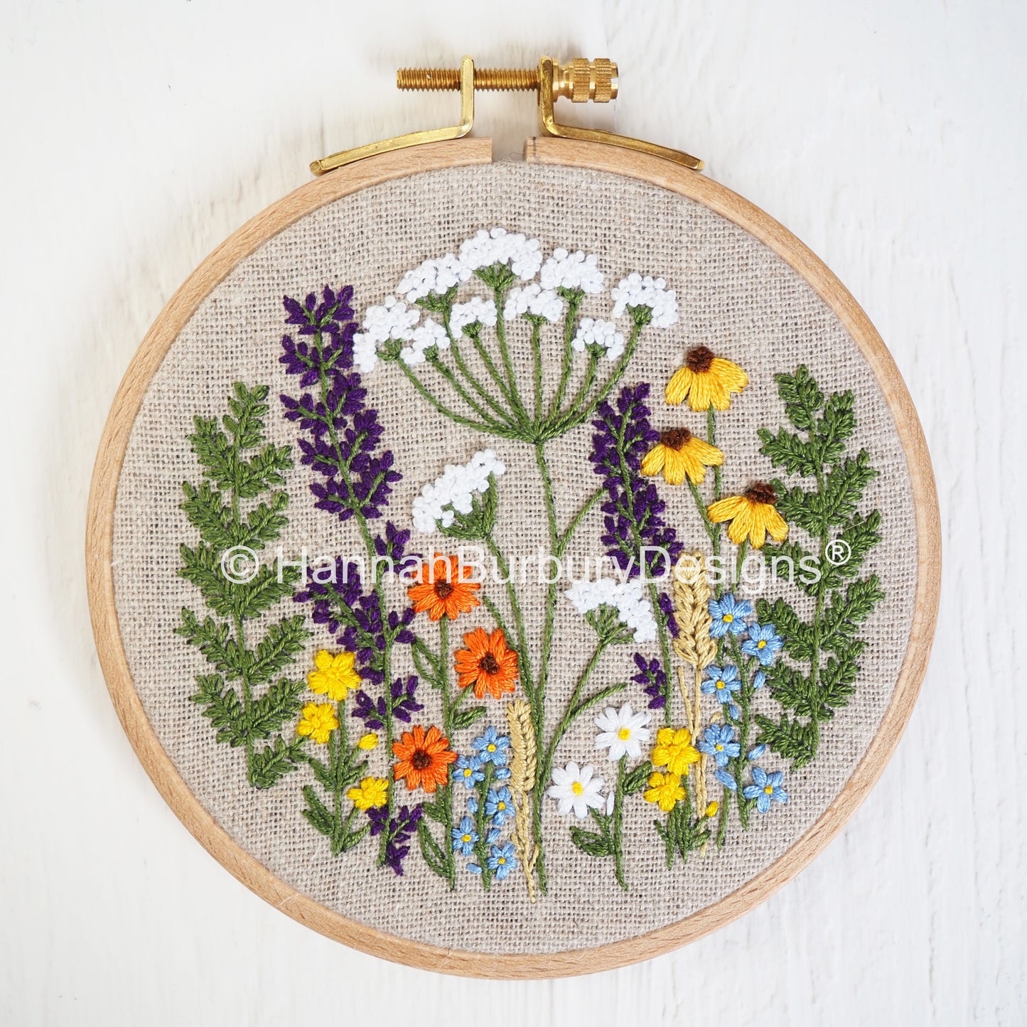 Florence Hoop Embroidery Kit