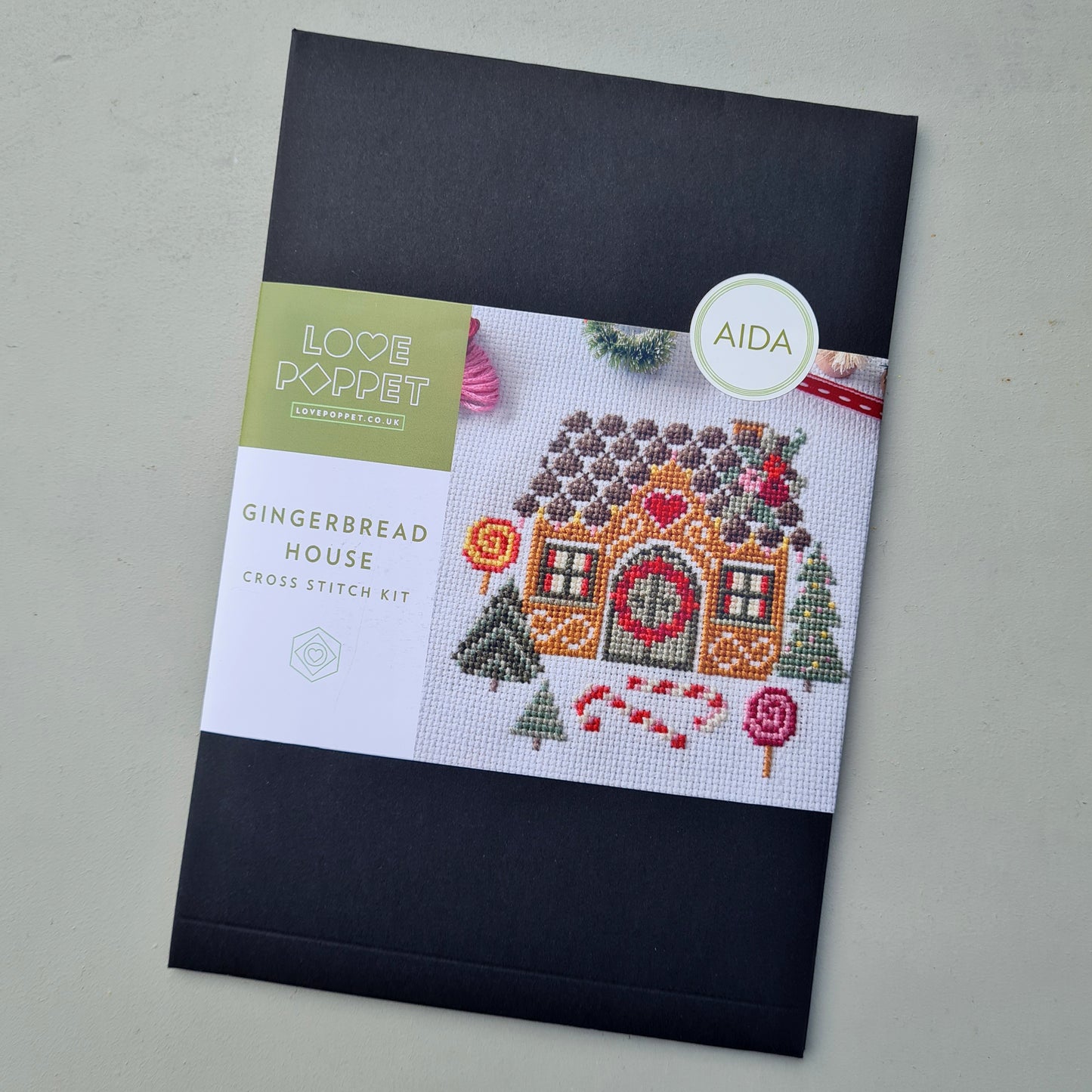 Gingerbread House Cross Stitch Kit