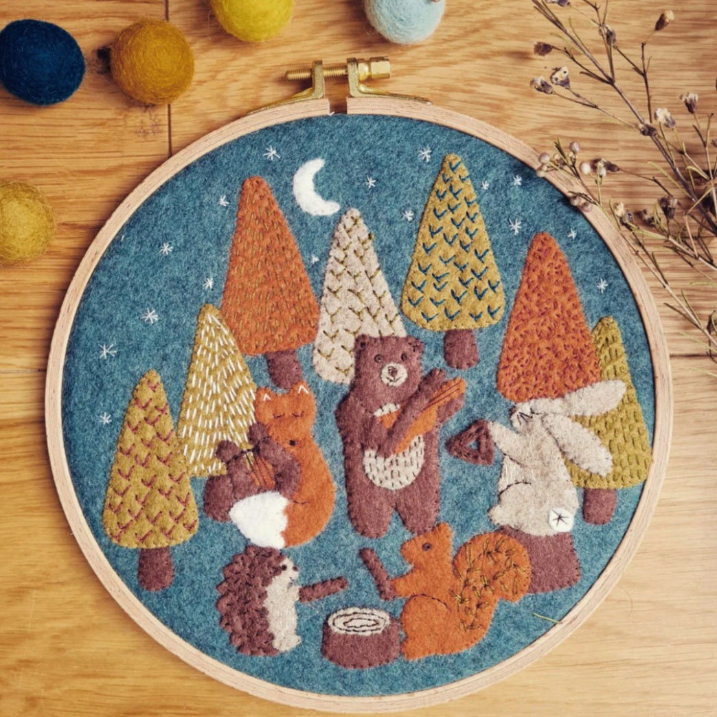 Woodland Melody Appliqué Hoop Kit