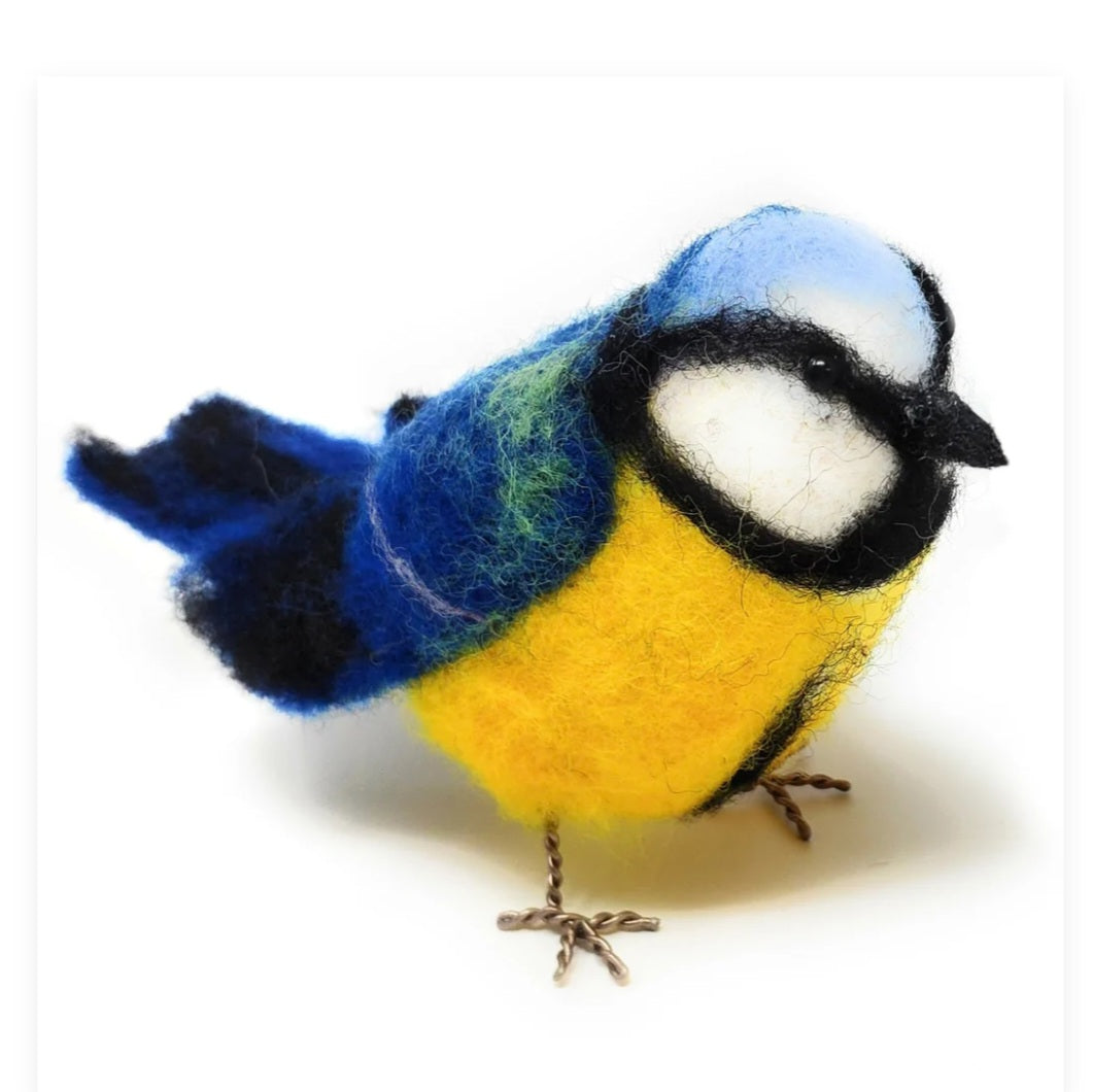 Blue Tit Needle Felting Kit