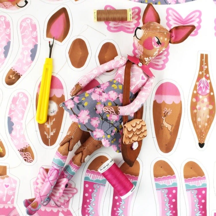Prudence Deer Doll Kit