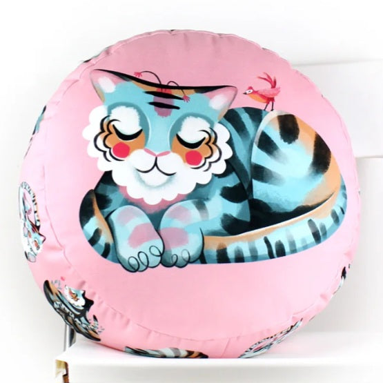 Meditating Pink Tiger Cushion Kit