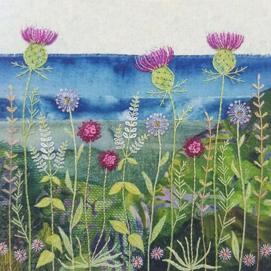 Cornish Coast Embroidery Kit