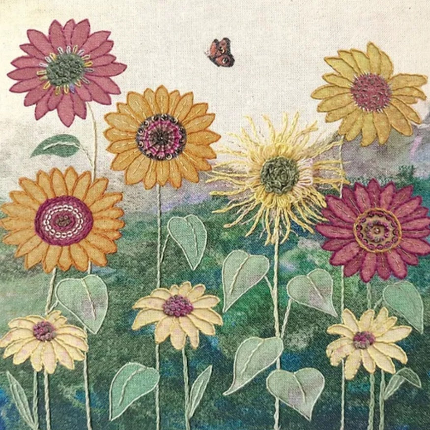 Sunflowers Embroidery Kit