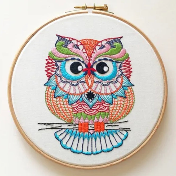 Owl Embroidery Kit