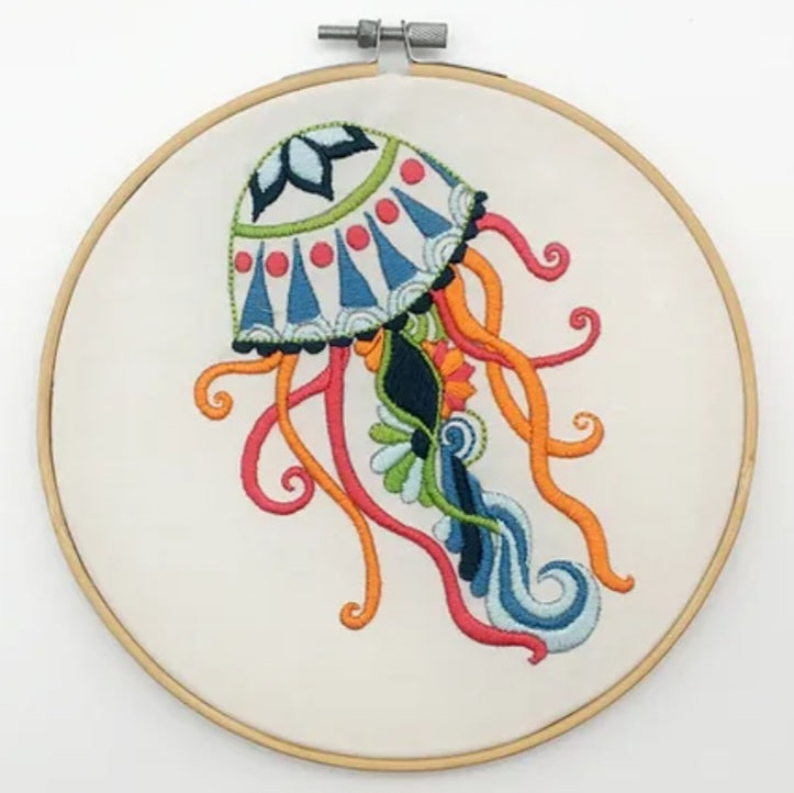 Jellyfish Embroidery Kit