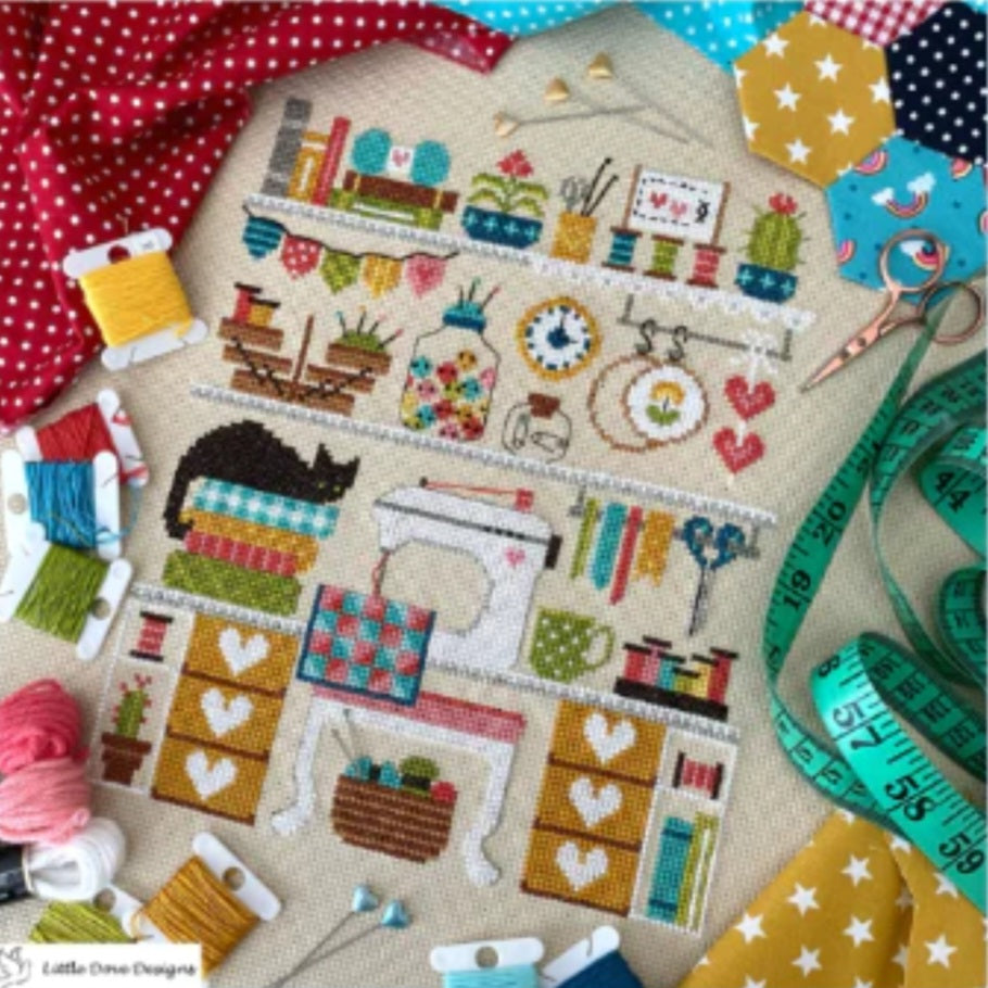 The Sewing Room Cross Stitch Kit