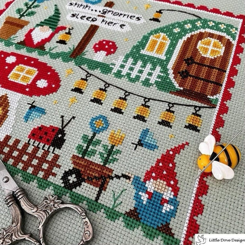Gnomeville Cross Stitch Kit