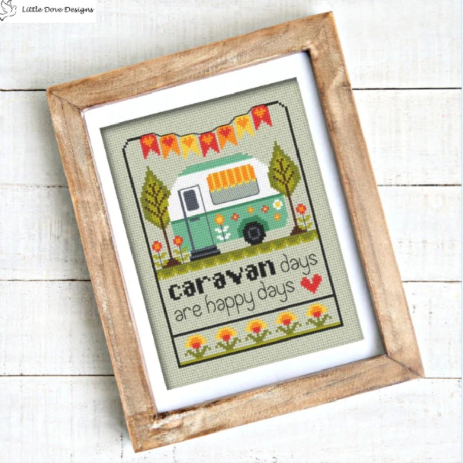 Caravan Days Cross Stitch Kit