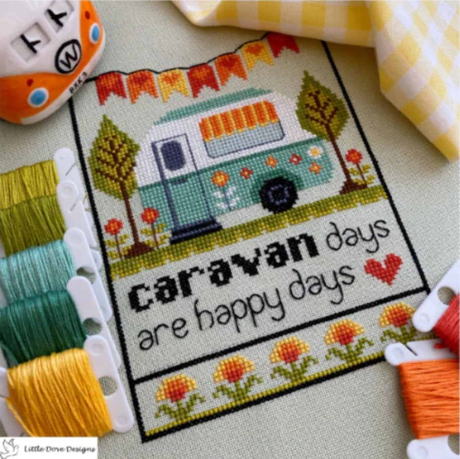 Caravan Days Cross Stitch Kit