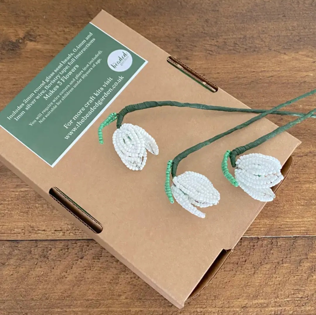 Snowdrop Beaded Flower Kit