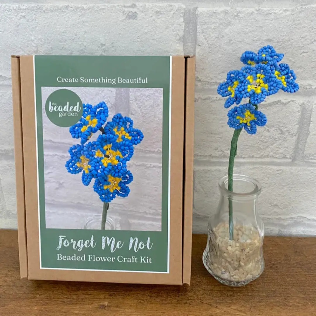 Forget-Me-Not Beaded Flower Kit