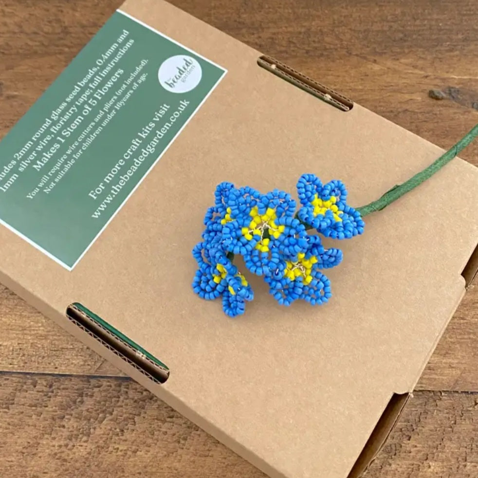 Forget-Me-Not Beaded Flower Kit