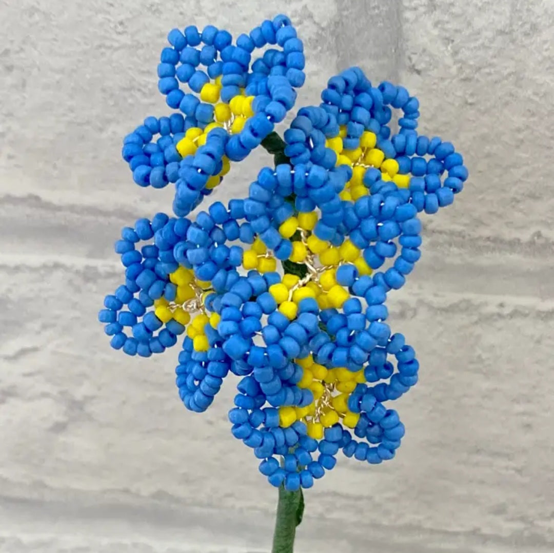 Forget-Me-Not Beaded Flower Kit