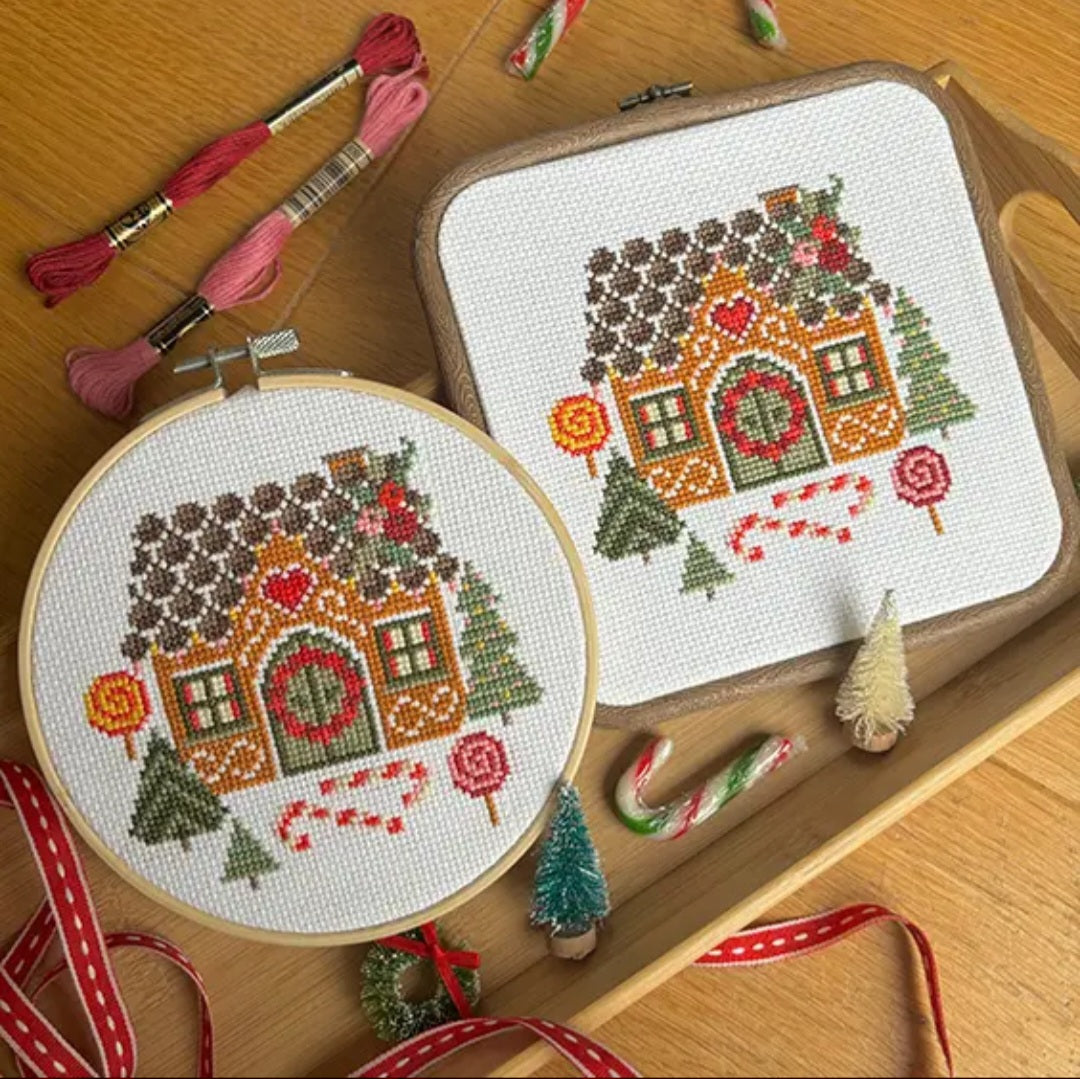 Gingerbread House Cross Stitch Kit