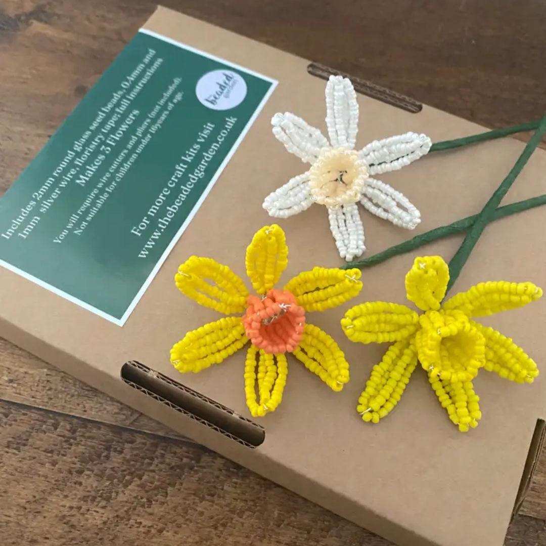 Daffodils Beaded Flower Kit