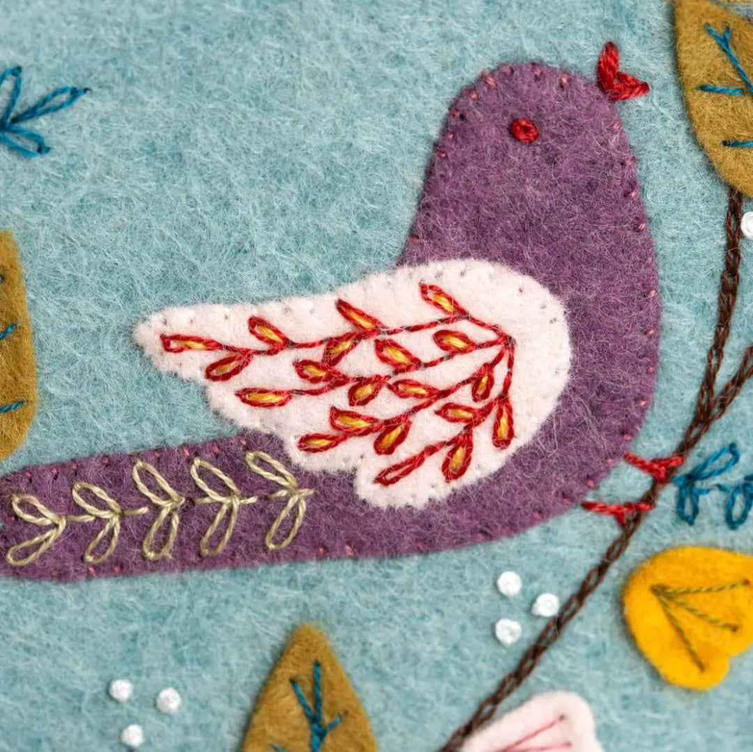 Dawn Chorus Appliqué Hoop Kit