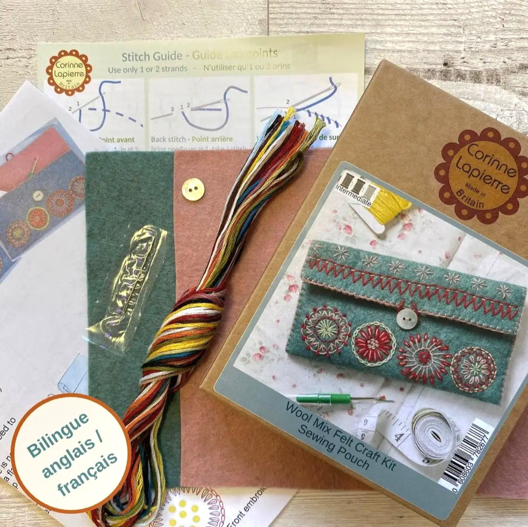Felt Sewing Pouch Mini Kit