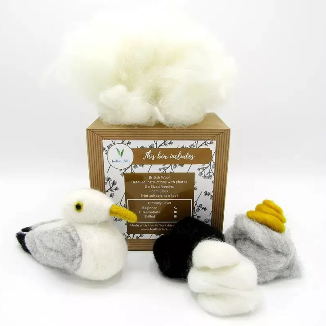 Herring Gull Needle Felting Kit