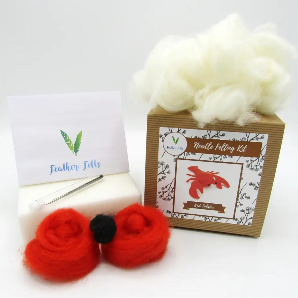 Lobster Needle Felting Kit