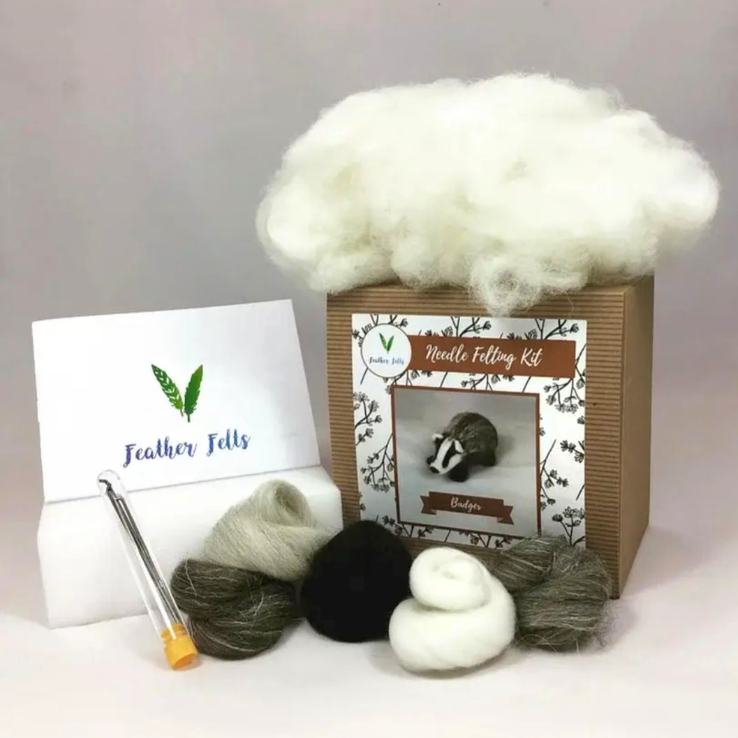 Badger Needle Felting Kit