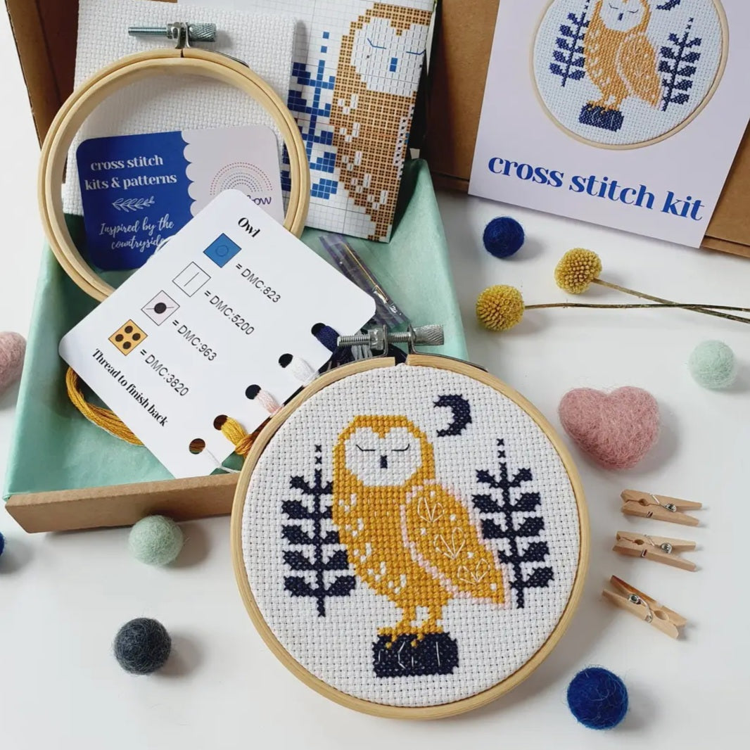 Owl Cross Stitch Kit