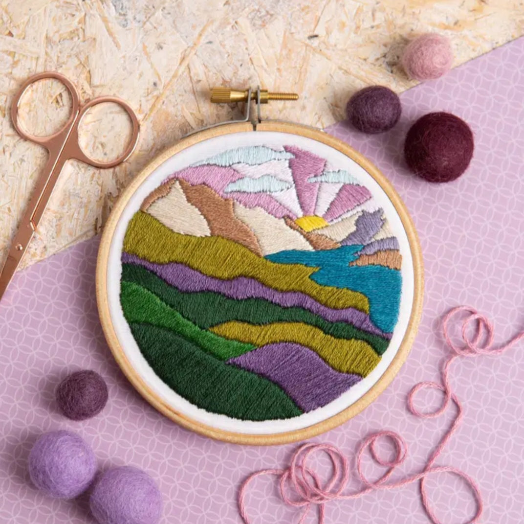 Highland Hike Mini Embroidery Kit