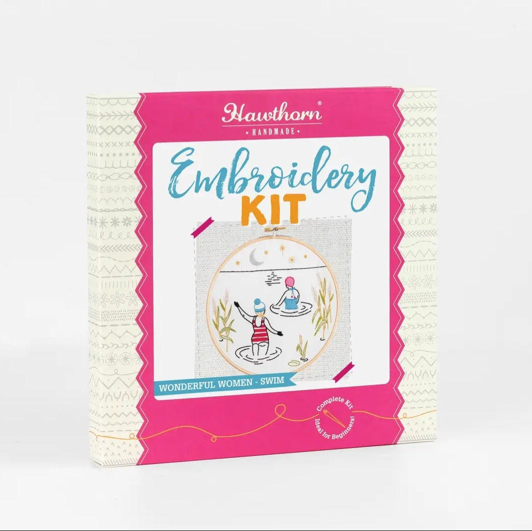 Swim Embroidery Kit