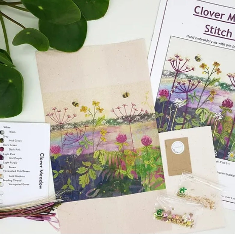 Clover Meadow Embroidery Kit