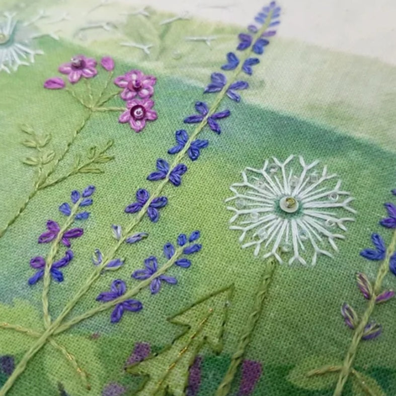 Dandelion Clocks Embroidery Kit
