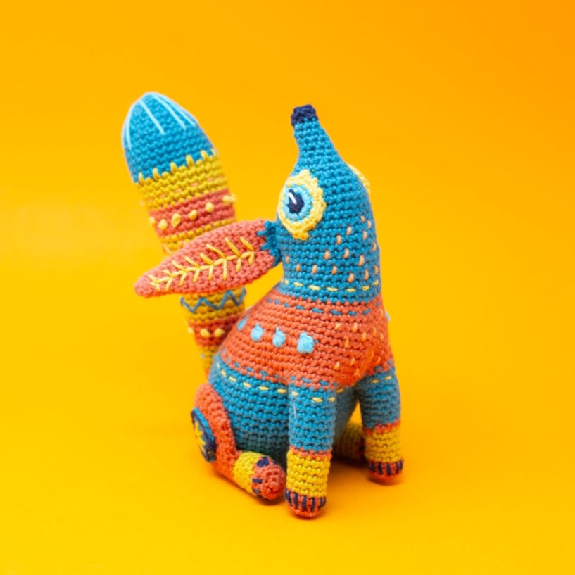 Fox Alebrije Crochet Yarn Pack