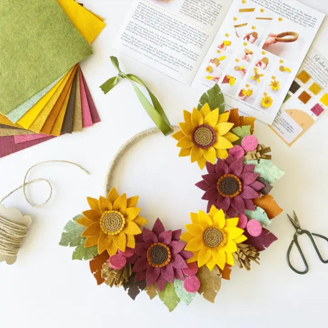 Rustic Sunflower Wreath Craft Kit