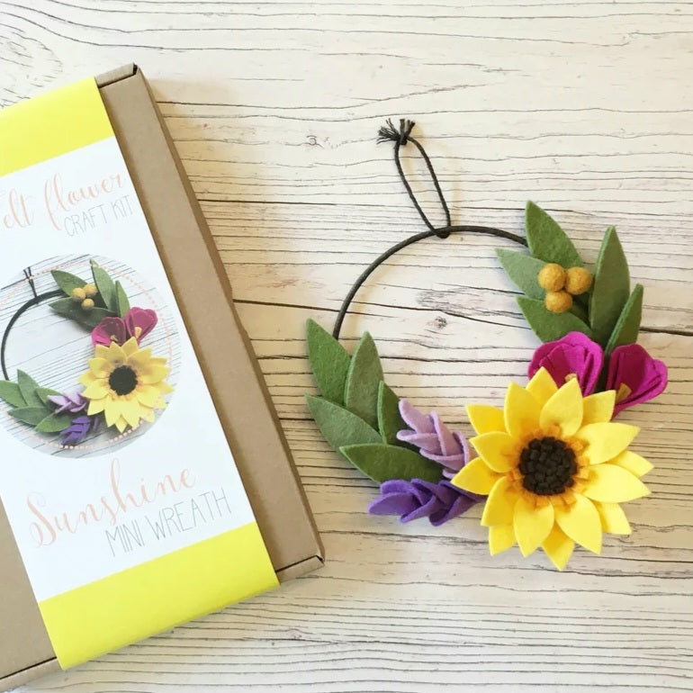 Sunshine Mini Wreath Craft Kit