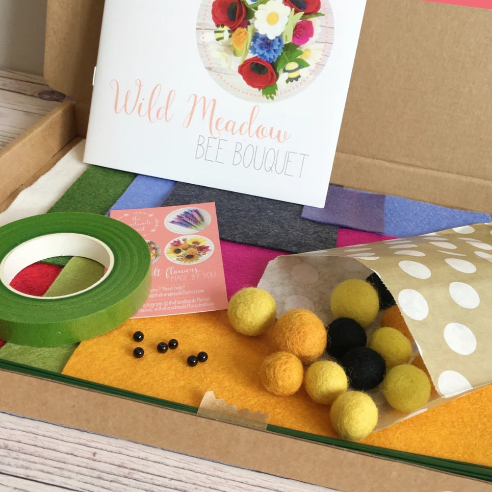 Wild Meadow Bee Bouquet Craft Kit