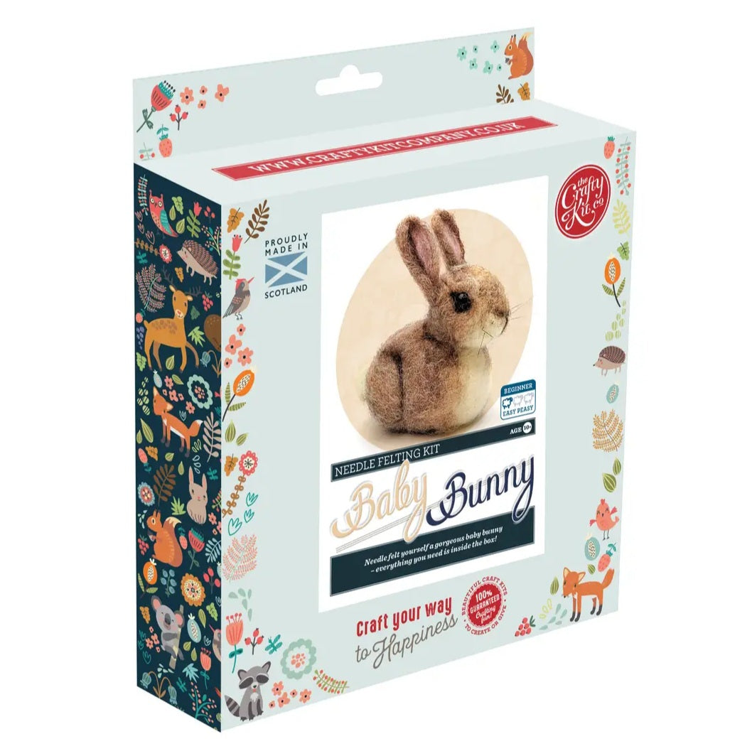 Baby Bunny Needle Felting Kit