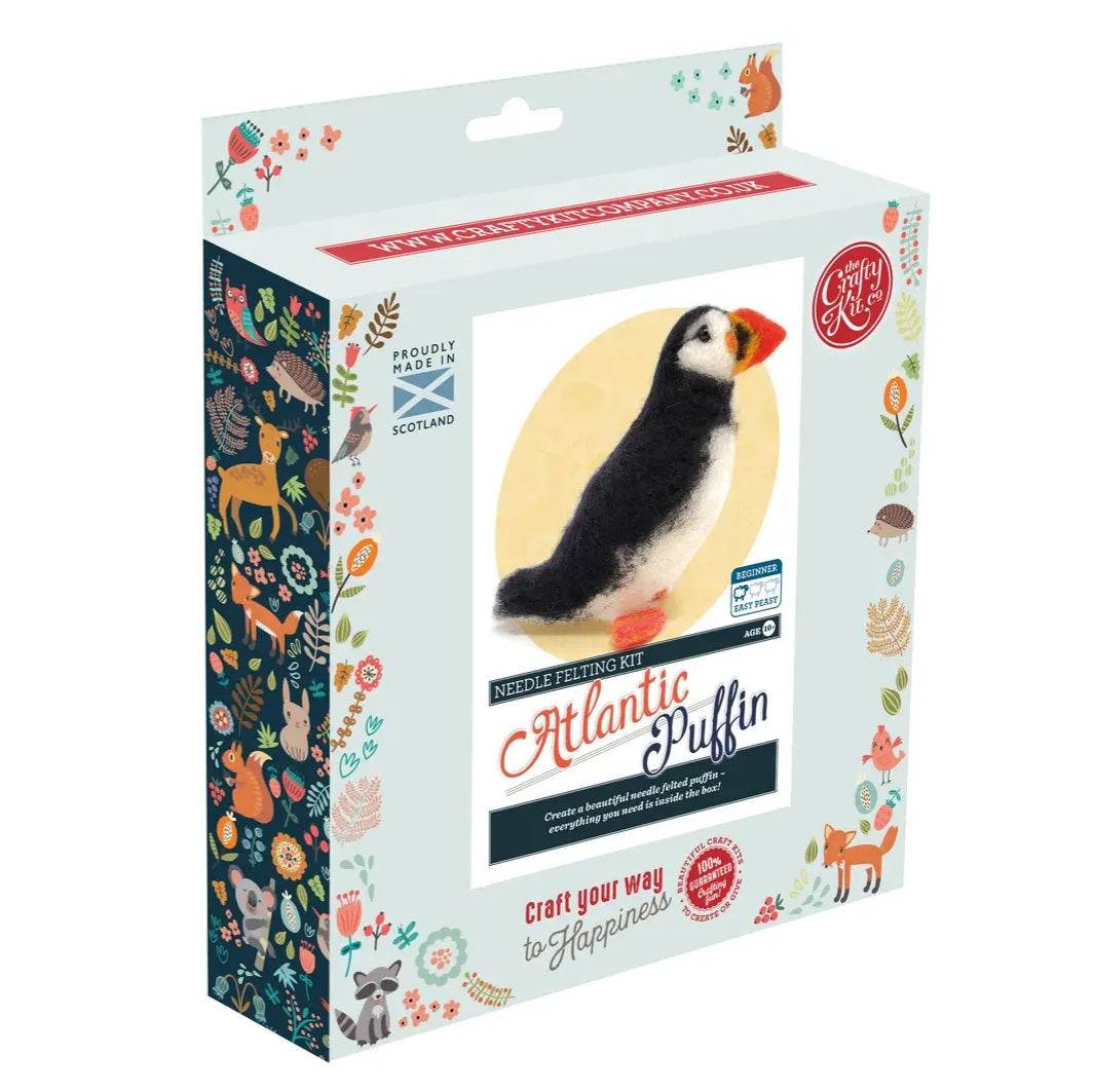 Atlantic Puffin Needle Felting Kit