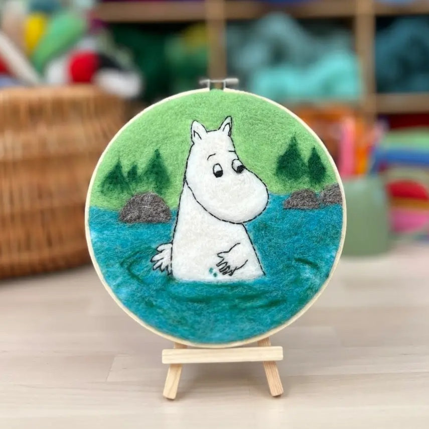 Moomintroll Dipping Needle Felting Kit