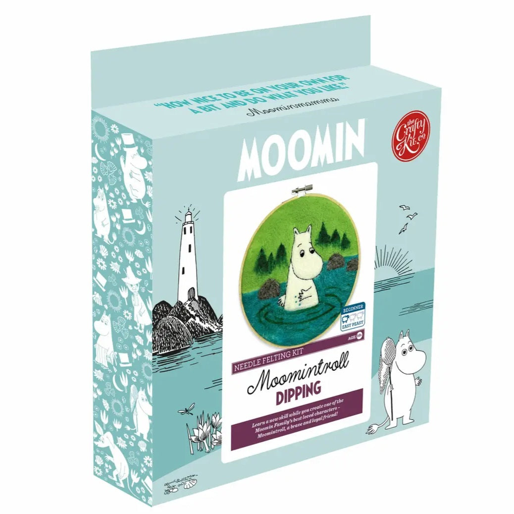 Moomintroll Dipping Needle Felting Kit