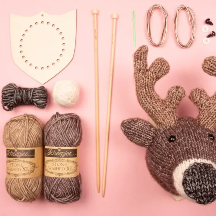 Deer Knitting Kit