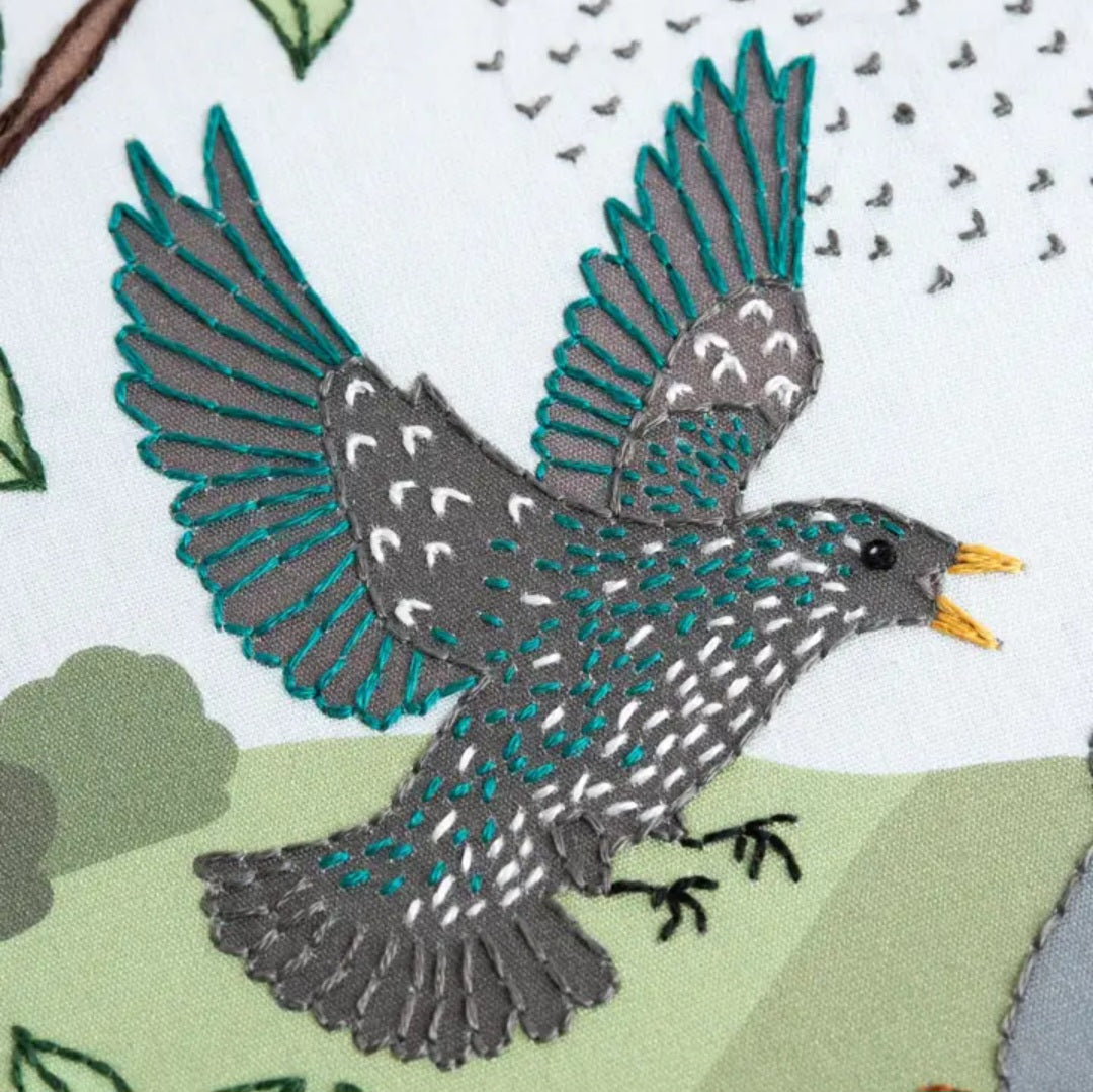 Starling Song Embroidery Kit