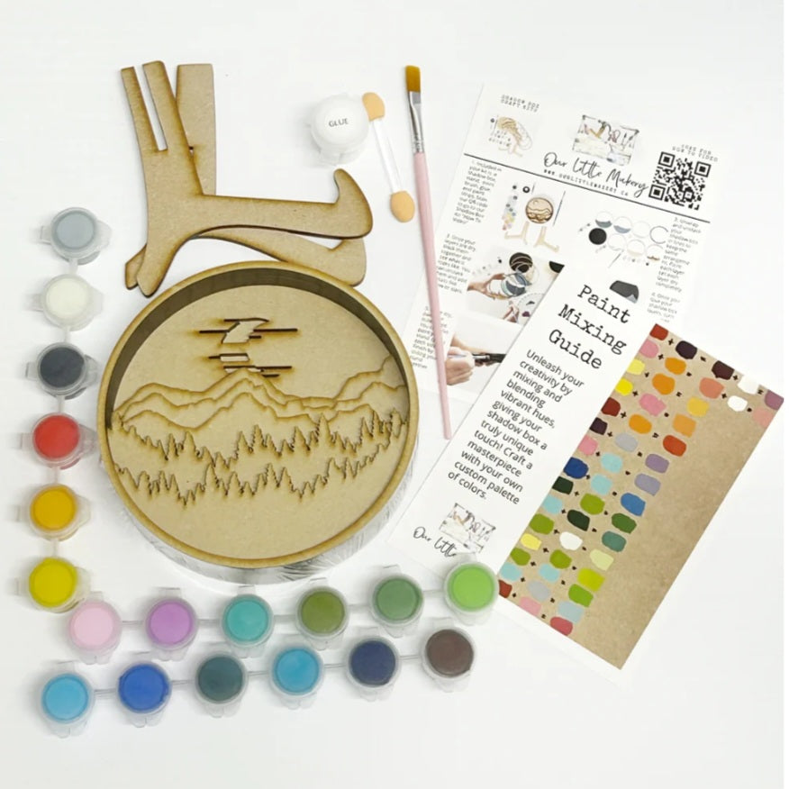 Moonlight Peaks Shadow Box Kit