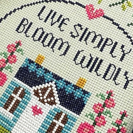 Bloom Wildly Cross Stitch Kit
