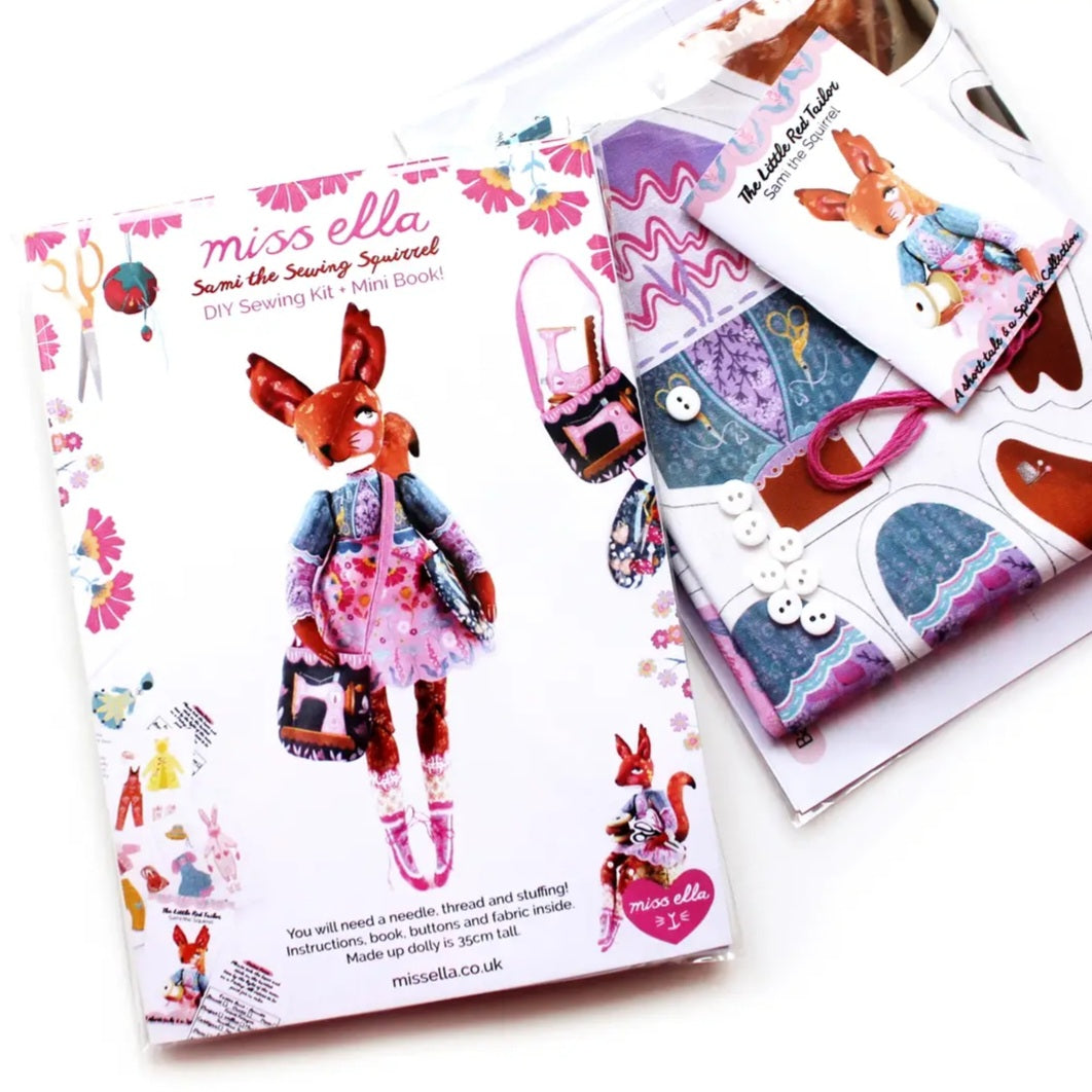 Sami the Sewing Squirrel Doll Kit