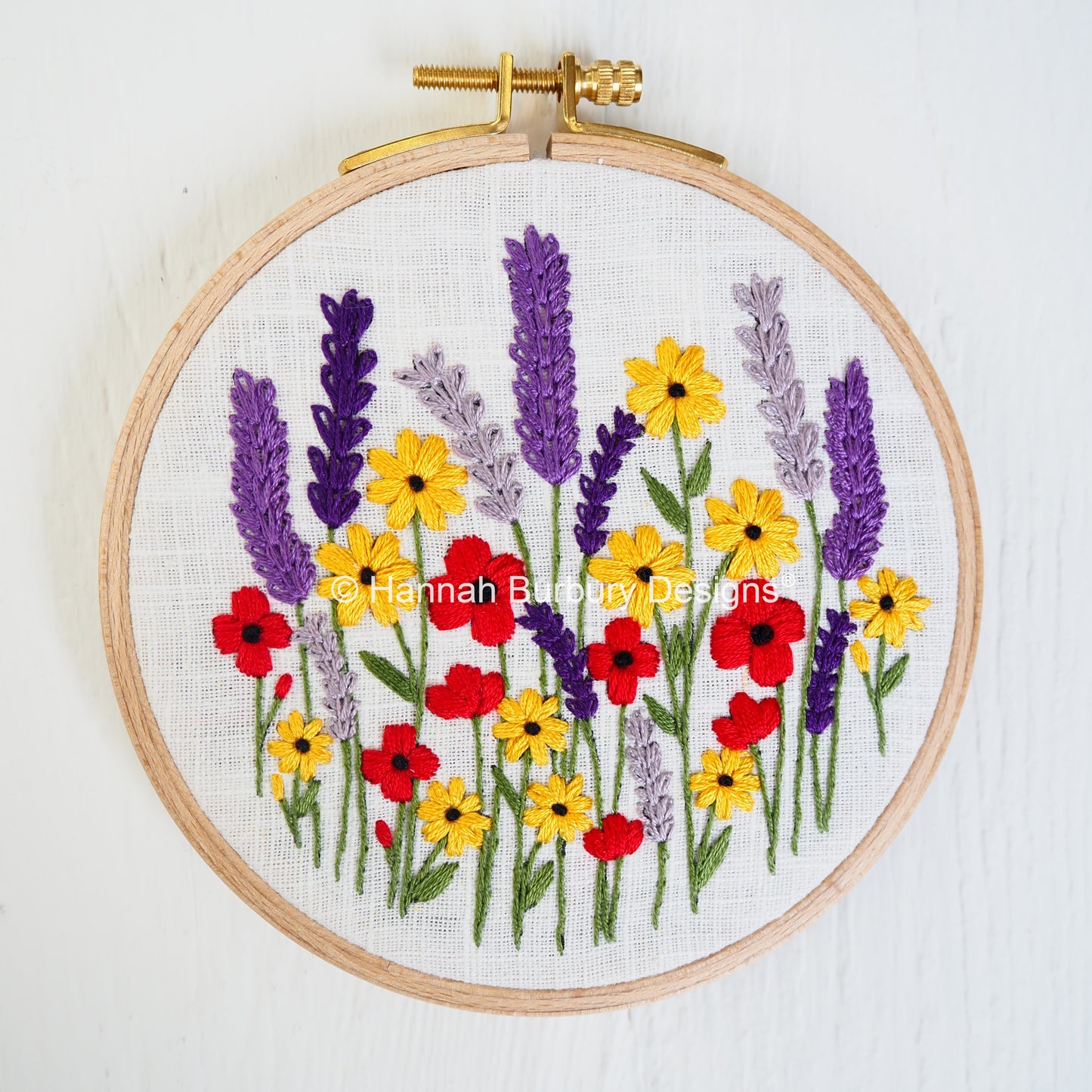 Wilma Hoop Embroidery Kit