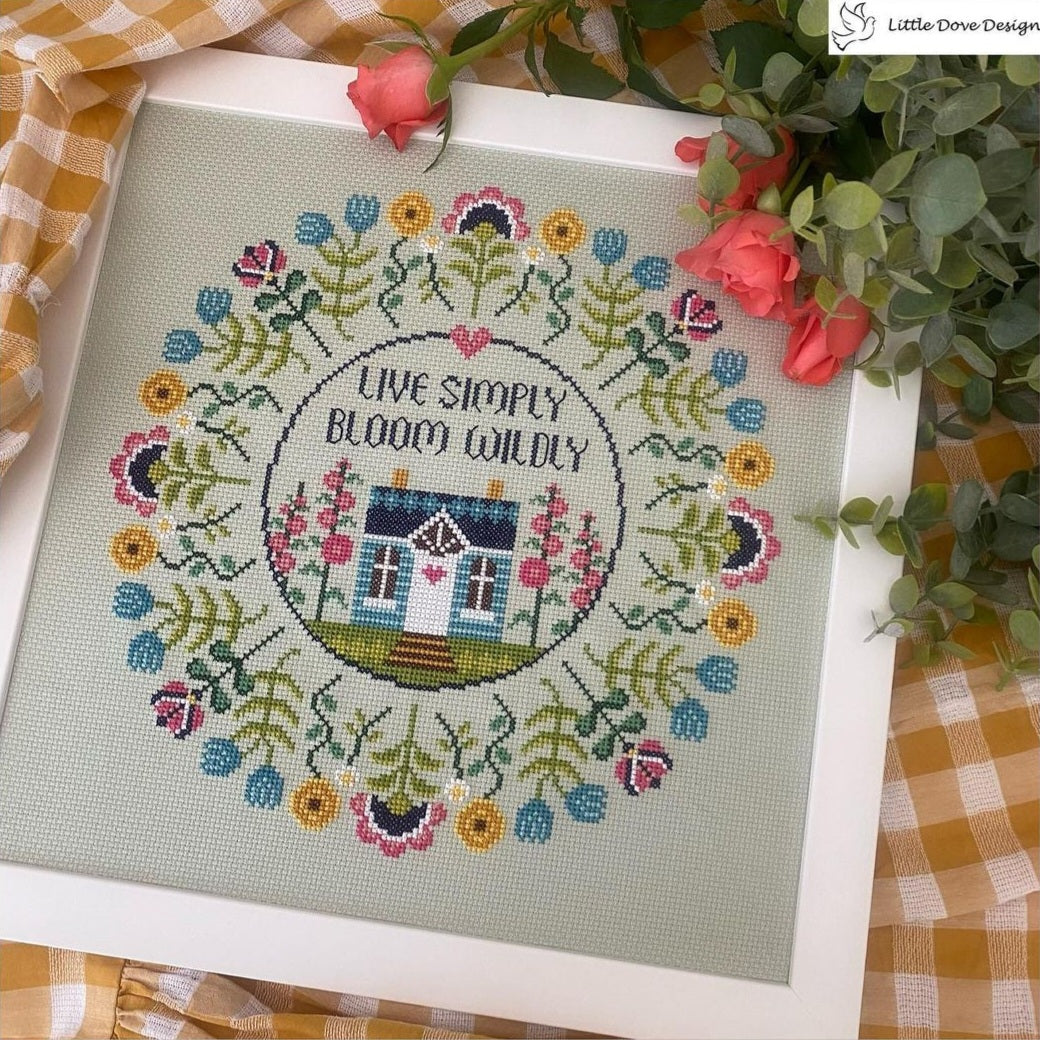 Bloom Wildly Cross Stitch Kit