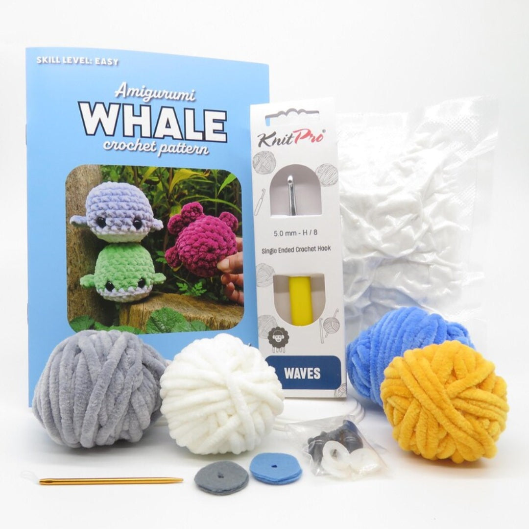 Pair of Whales Crochet Kit
